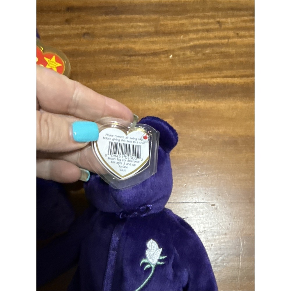 Lot 21 98 TY Princess Diana Beanie Buddy Large & Small - Picture 3 of 11